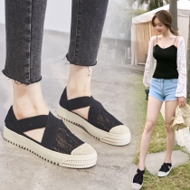 Fisherman shoes female small scents Wind 2022 Summer new sloth with a foot pedal single shoe cross with soft bottom breathable