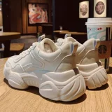 Tide, демисезонная универсальная зимняя белая обувь на платформе, спортивная обувь, кроссовки, 2020, тренд сезона, популярно в интернете