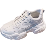 Tide, демисезонная универсальная зимняя белая обувь на платформе, спортивная обувь, кроссовки, 2020, тренд сезона, популярно в интернете