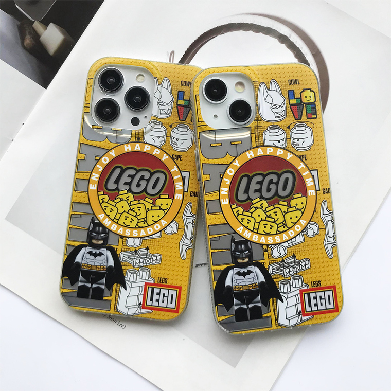 LEGO Minifigures & Bricks iPhone Case
