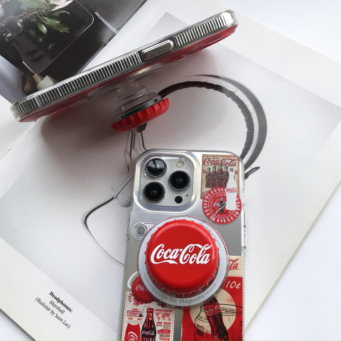 Red coke cap — Coca Cola New MagSafe 15, 14, 13, 12 iPhone Case