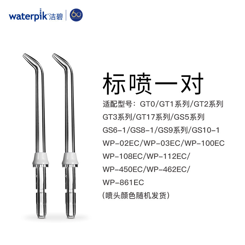 American cleaning and toothbrushing machine Waterpik water floss accessories Standard applicators 2 supports JT-100E