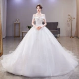Французская световая свадьба 2023 New Demprament Bride's Palace Thrck, выходящая из Gine Girls Mall Advanced Texture