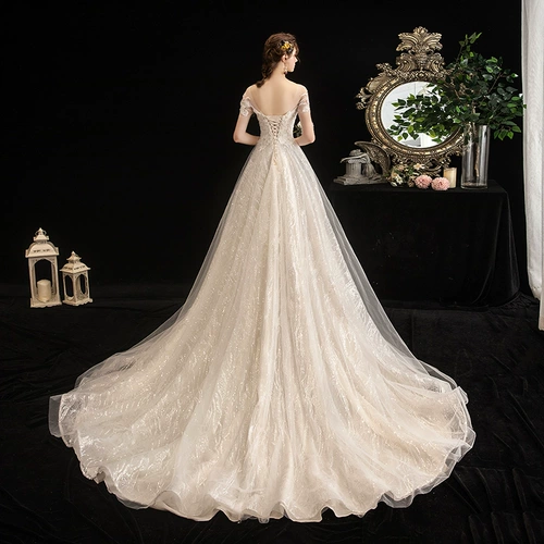 Элитное звездное небо для невесты, французский стиль, коллекция 2023, новая коллекция, простой крой, подходит для подростков