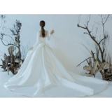 Зимний лонгслив для невесты, французский стиль, коллекция 2023, кружевное платье, подходит для подростков