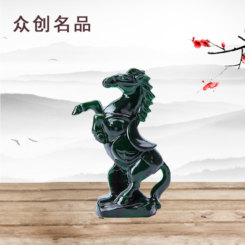 Color-changing jade horse boutique tea pet tea play horse to success tea ceremony tea tray accessories tea ornaments zodiac