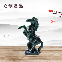 Color-changing jade horse boutique tea pet tea play horse to success tea ceremony tea tray accessories tea ornaments twelve zodiac animals