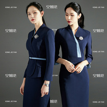 High-end professional suit female temperament OL dress hotel front desk overdress beautician sales department work clothes