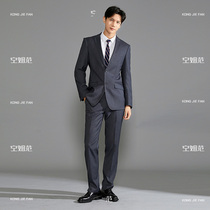 Professional suit suit mens western suit gown to work and burn-free two sets of official manager sales work clothes