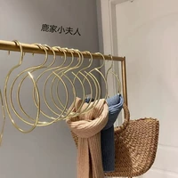 Высококачественный сенсорный вешалка!Спасите космос -хаус подвесной вешалку!Поддержка для одежды для спальни новой комнаты ~ Многофункциональный большой крюк с S -обработкой