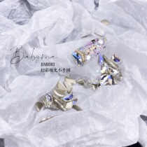 (Ma Bao Nail) babyma jewelry nail jewelry semi-round small drill (10 pieces