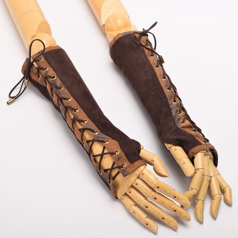 Steampunk Patchwork System Arm Sleeves Retro Photography Performance Accessories Trendy Punk Style Steampunk Patchwork System Arm Sleeves Retro Photography Performance Accessories Trendy Punk Style