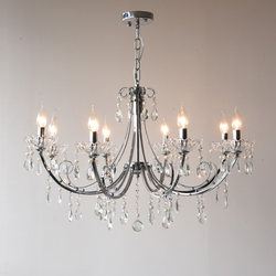 French-Style Crystal Chandelier, Retro Romantic Living Room Main Light, High-End Candle Bedroom Light, Designer Art Dining Room Light