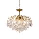 French Light Luxury Crystal Chandelier, American Retro Living Room Main Light, High-End Bedroom Light, New Decorative Dining Room Lighting Fixtures