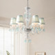French-Style Crystal Chandelier, Living Room Lamp, Light Luxury, Romantic, Retro Candle Lamp, Bedroom Dining Room Lamp, Elegant, Artistic, High-End Feel