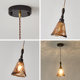 French-Style Staircase Light, Meilade Rotating Duplex Chandelier, American Retro Villa Open-Air High-End Living Room Chandelier