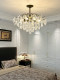 Black High-End Crystal Chandelier, French Mid-Century Light Luxury Living Room Lamp, Retro Dining Room Lamp, 2026 New Bedroom Lamp
