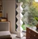Japanese Natural Silk Silk Floor Lamp Eternity Pillar Bedroom Designer Living Room Next to Sofa Daily Lamps