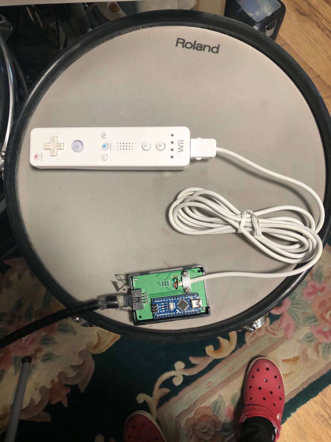 Vigorous drums, electronic control box Wii WiiU