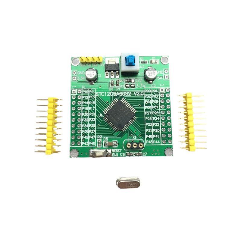 STC12C5A60S2 LE minimum system 51 Single chip Core board Single chip Development board Smart trolley-Taobao