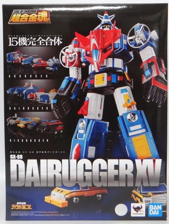 日本直送超合金魂GX-88 機甲戰隊Dairugger XV 戰神金剛日版