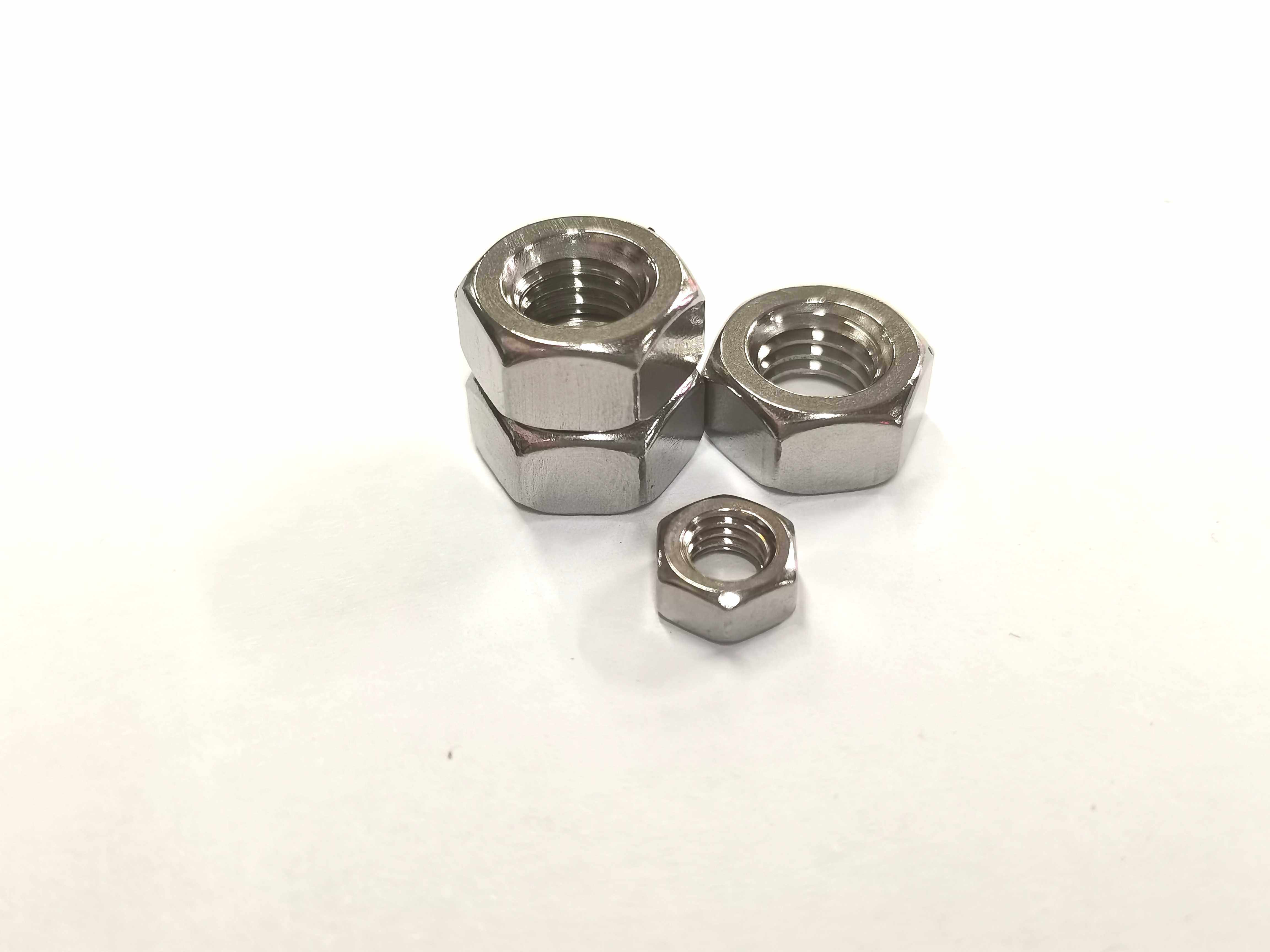 304 stainless steel hexagonal nut bolt screw cap screw cap large full M2M2 5M3M4M5M6M8M10-M16
