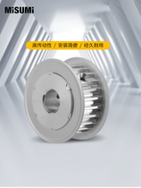 Mithrice synchronous belt wheel S3M bandwidth 6mm aluminum alloy pulley metal transmission wheel