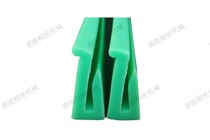 Chain Plate Conveyor Assembly Line Green High Molecular Plastic Abrasion Resistant Strips K Type W47 Guide Strips Lining Strips