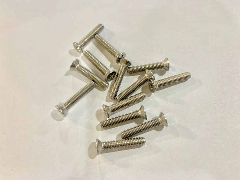 304 stainless steel KM flat head cross screw sunk head screw M2M3M4M5 * 3-50mm