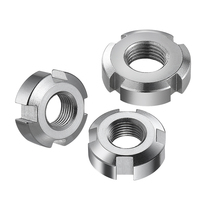 304 stainless steel GB812 slotted round nut M10M12M14M16M18M20M22M24M60M100M200