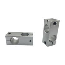 Pillar fixed clamp vertical fixed aluminium alloy heterodiameter frame optical axis cross round tube fixed clamp connecting piece