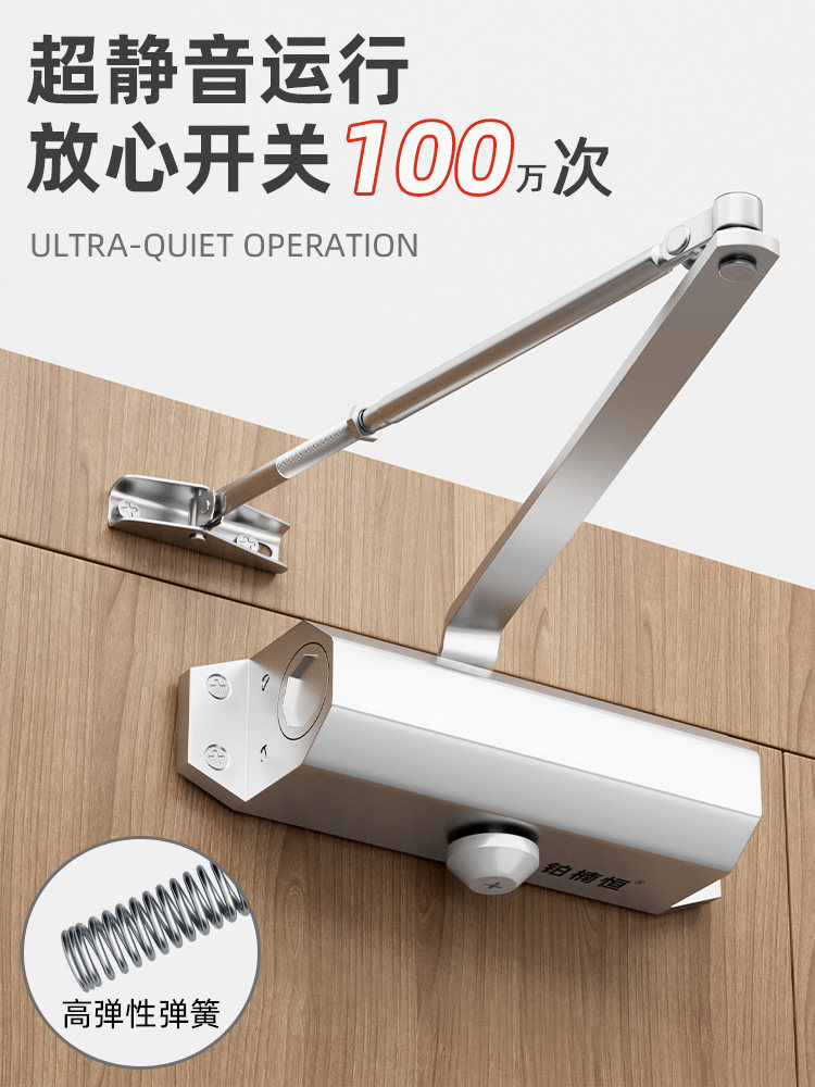 Door Closer for Home Sliding Doors, Hydraulic Buffer Automatic Door Closing Device, Fire Door Closer, Fire Door