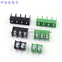 7 62mm fence type terminal block can be spliced 2P3P4P green black 7 62 terminal block
