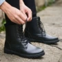 Martin khởi động của nam giới khởi động mùa hè cao-top boots tăng dày của nam giới khởi động trong sa mạc khởi động dụng cụ của nam giới khởi động thủy triều giày boot nam đế cao