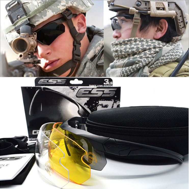 ESS crossbow Crossbow tactical glasses military fans shooting bulletproof goggles outdoor sports windproof glasses