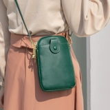 Мобильный телефон для матери, сумка через плечо, кожаный кошелек, маленькая небольшая сумка, из натуральной кожи, коллекция 2023