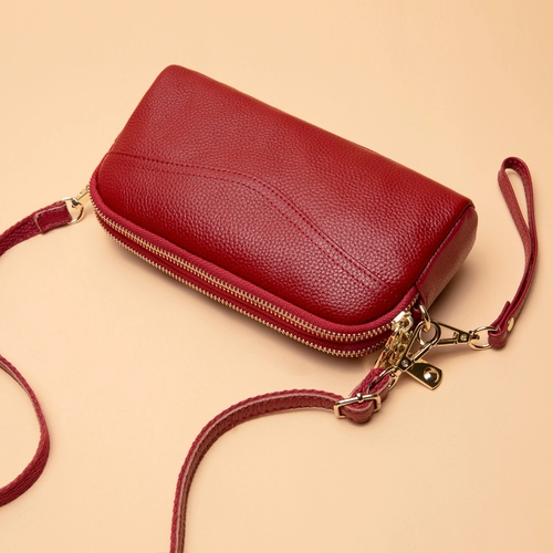 Сумка через плечо, модная небольшая сумка, маленькая сумка клатч для матери с молнией, из натуральной кожи, городской стиль