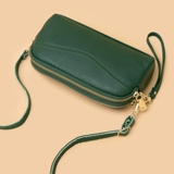 Ремешок для сумки для матери, мобильный телефон, вместительный и большой бумажник, универсальная маленькая сумка клатч с молнией, из натуральной кожи