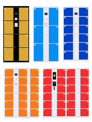 Умный мобильный телефон зарядка шкаф супермаркет Электронный шкаф для хранения торговых центров WeChat Herese Cabinet Person Person Discover Print Cabinet