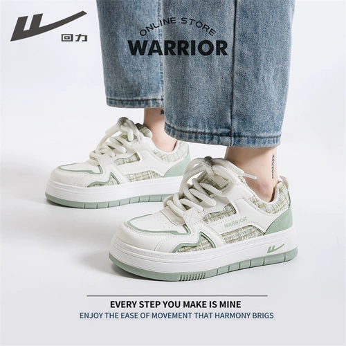 Warrior, летние универсальные кроссовки для отдыха, высокая белая обувь на платформе