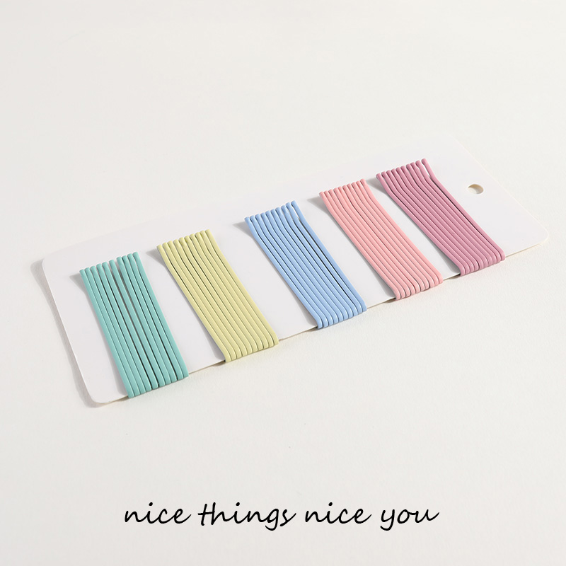 50 gậy Hàn Quốc phụ kiện tóc mũ trùm đầu màu mờ từ clip Lưu Hải clip hoang dã bên clip clip clip đơn giản - Phụ kiện tóc shop bán dây buộc tóc đẹp