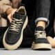 Workwear men's shoes winter retro Martin leather shoes genuine leather high-end casual sports sneakers non-slip work plus velvet cotton shoes
