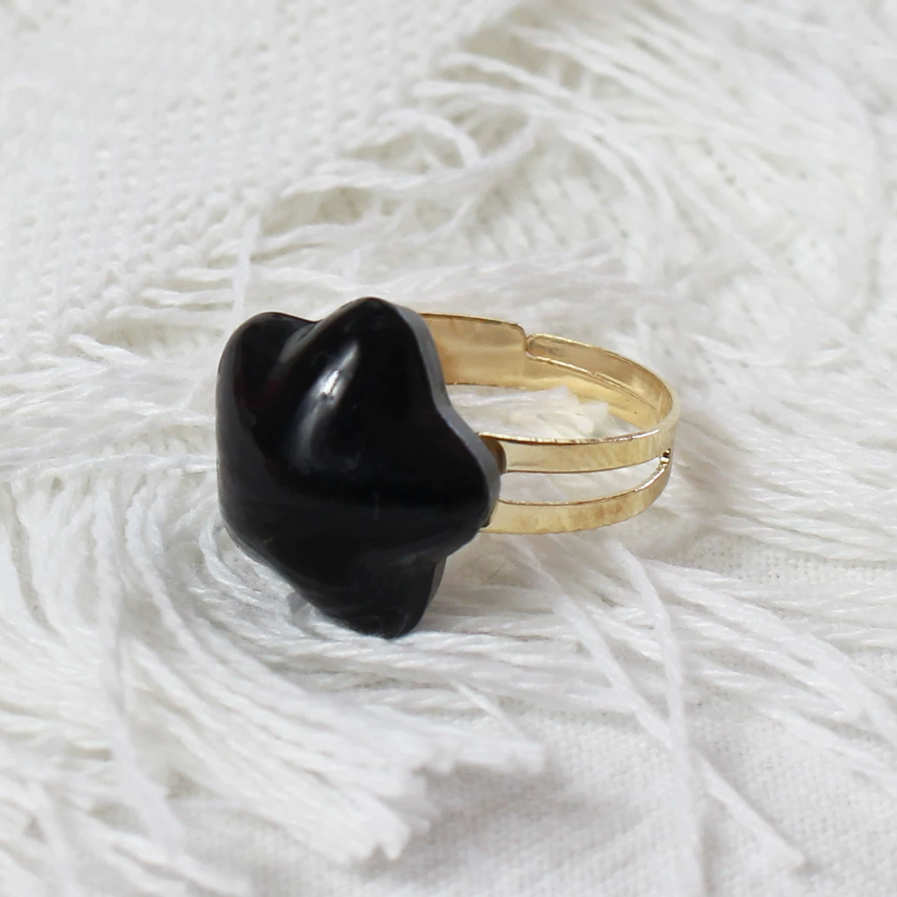 Adjustable ring, donut, Lolita style
