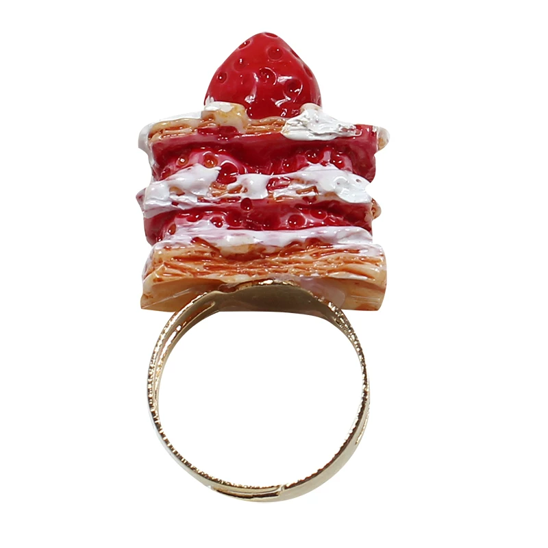 Adjustable ring, donut, Lolita style
