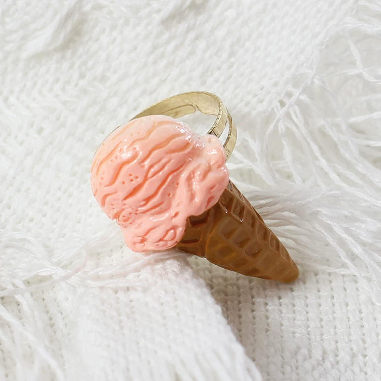 Adjustable ring, donut, Lolita style