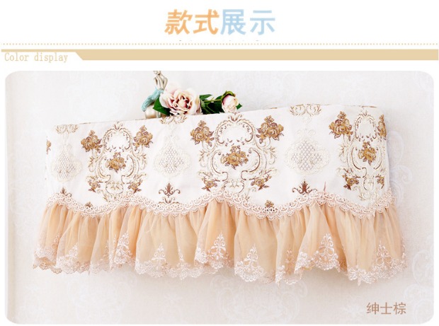 Vải Jacquard Châu Âu bao gồm tất cả các điều hòa không khí bao gồm bụi bảo vệ Haier Gree 1P1.5p treo mui xe - Bảo vệ bụi vỏ bọc máy giặt