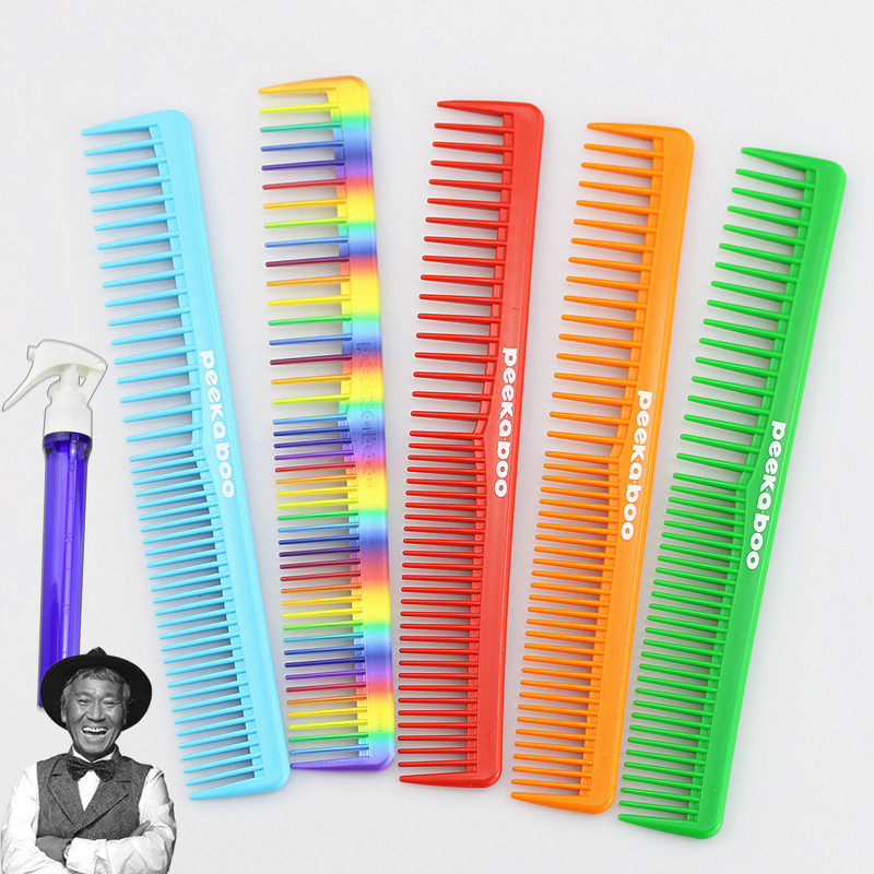 Imported Japan PEEI-A-BOO hair comb Kawashima Fumio hair cut comb Short hair cut comb Wide tooth trim comb