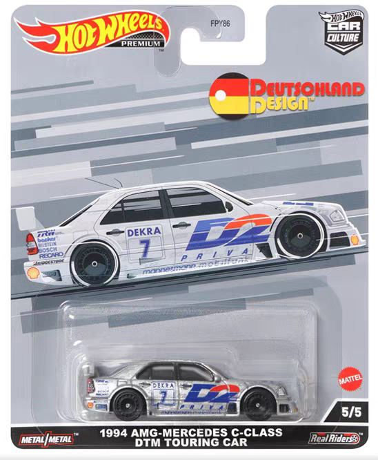 Hot Wheels Car Culture German Design 2 Mercedes-Benz Amg C-Class Dtm Fpy86