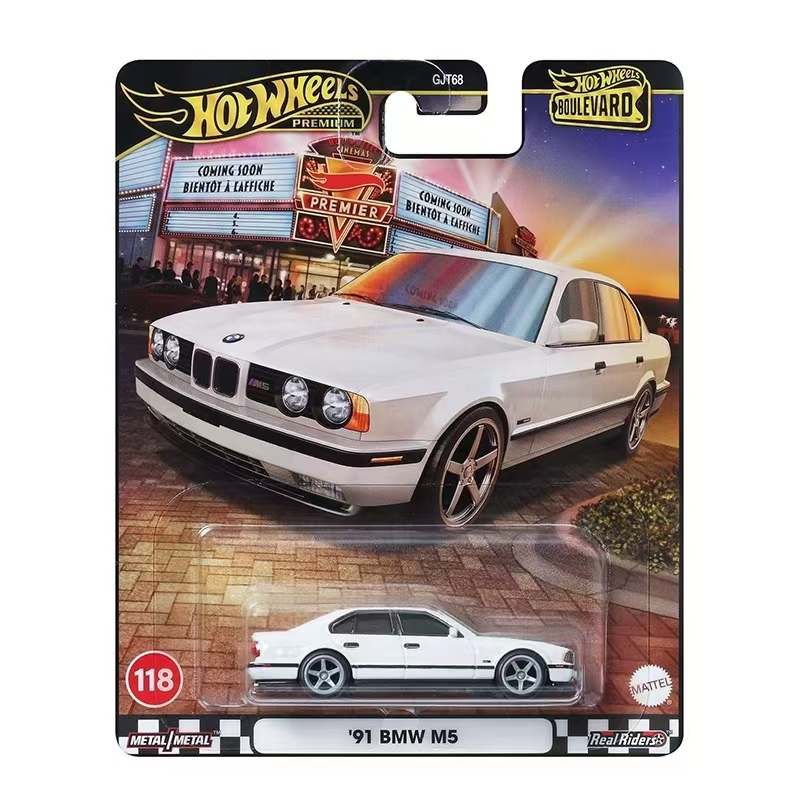 Hot Wheels Garden Avenue 24 Iron Base Rubber Tire Bmw M5 Bmw M5 Small Car Alloy Car Toy Car