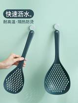 Food Grade Silicone Gel Leakage Spoon Food Grade Household High Temperature Resistant Kitchen Scoop of Hedge Filter God filter Divine Large Number